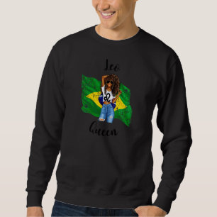 Dames Afro Braziliaanse Leeuw Koningin Afrikaanse Trui