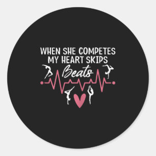 Dames Als Ze Wedstrijden Slaat Mijn Hart Over De S Ronde Sticker