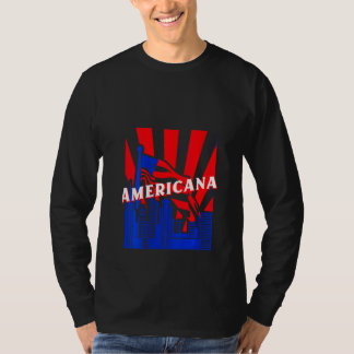 Dames Americana, Stad, Vlag, BJJ, Jiu Jitsu, MMA, T-shirt