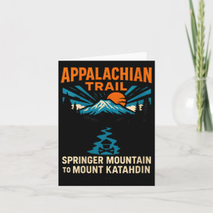 Dames Appalachian Trail Springer Naar Katahdin Vin Kaart