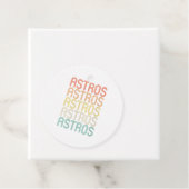 Dames Astros Bedankjes Labels (In situ)