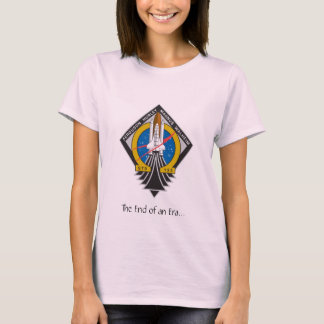 Dames Atlantis STS-135 "Einde van een tijdperk" Ba T-shirt