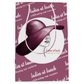 Dames au déjeuner – Sac cadeau pour événement élég (Devant)