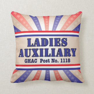 Dames Auxiliary Patriotic Pillow van Andy Mathis Kussen