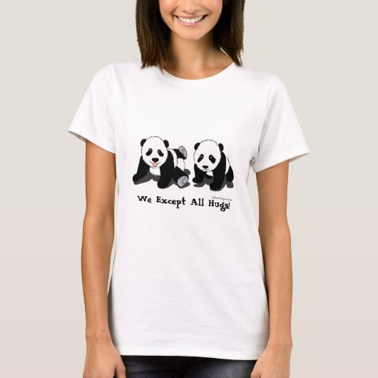 Dames Baby Beer Doll Panda Shirt (Voorkant)