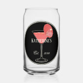 Dames Bar Ze Shed Drinkware Set Blikvorm Glas (Voorkant)