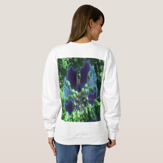 Dames basic sweater (Achterkant volledig)