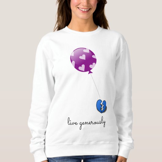 Dames basic sweater (Voorkant)