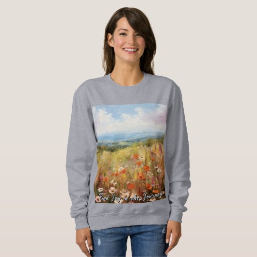 Dames Basic Sweatshirt (Voorkant volledig)