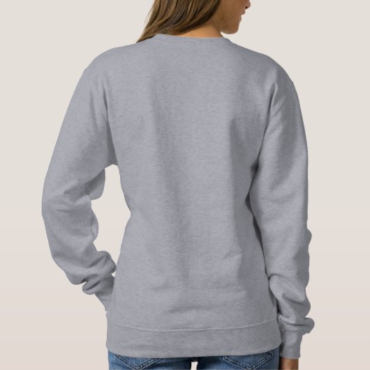 Dames Basic Sweatshirt (Achterkant)