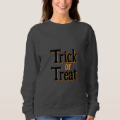Dames Basic Sweatshirt (Zwart) (Voorkant)