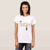 Dames basic T-shirt (Voorkant volledig)