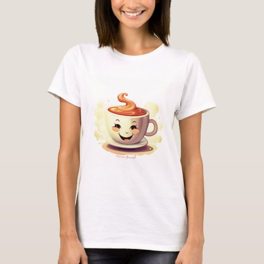 Dames Basic T-Shirt  (Voorkant)