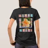 Dames Basic T-Shirt Hawaiian Tapestry (Achterkant)