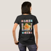 Dames Basic T-Shirt Hawaiian Tapestry (Achterkant volledig)