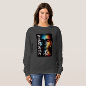 Dames Basic T-shirt met capuchon (Voorkant volledig)