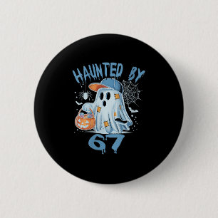 Dames Behekste 6 7 Zes Zeven 67 Meme Halloween Cos Ronde Button 5,7 Cm