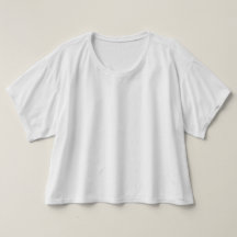 Dames Bella+Canvas Boxy Crop Top T-Shirt