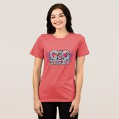 Dames Bella+Canvas Droom Groot Tri-Blend T-shirt (Voorkant volledig)