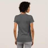 Dames Bella+Canvas slanke T-shirt (Achterkant volledig)