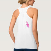 Dames Bella+Canvas slanke T-shirt (wit) (Achterkant)