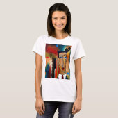 Dames Bella+canvas spaghetti strap tanktop (Voorkant volledig)