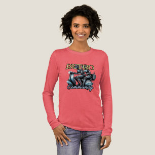 Dames Bella+Canvas Tri-blend lange mouw shirt, Shirt
