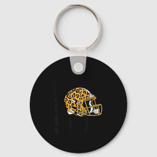 Dames Bend & Snap Luipaardprint Helm Voetbal Sleutelhanger