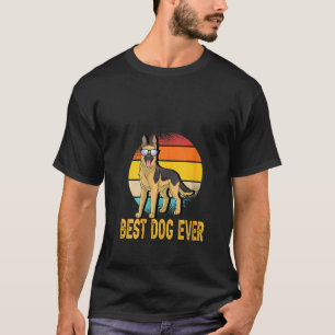 Dames Beste Hond Ooit Poot Duitse Herdershond Vach T-shirt