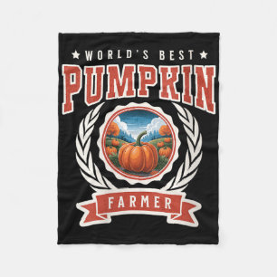 Dames Beste Pompoenboer Ter Wereld Herfst Pompoen Fleece Deken