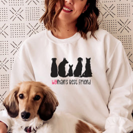 Dames Beste Vriend Hond Sweatshirt