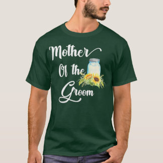 Dames bijpassende bruiloft Moeder van de bruidego T-shirt