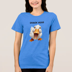 DAMES BLAUWE EEND LIEFHEBER T-SHIRT