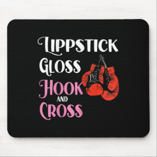 Dames Boksen Mma Kickboksen Lipstick Gloss Hock A Muismat