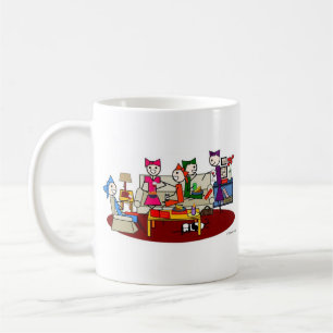 Dames Book Club - Light Koffiemok
