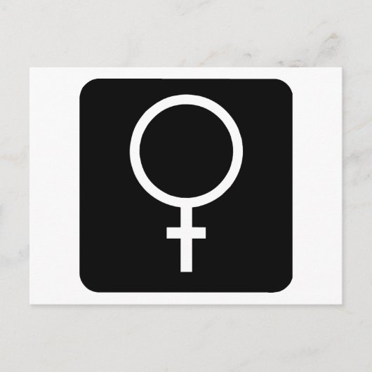 Dames Briefkaart (Voorkant)