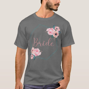Dames Bruid Bruiloft Feest Rozen Krans Bruid 600 T-shirt