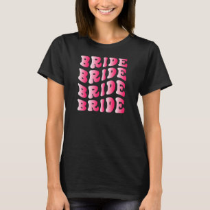 Dames Bruid Ik Doe Bemanning Retro Meisjesavond Br T-shirt