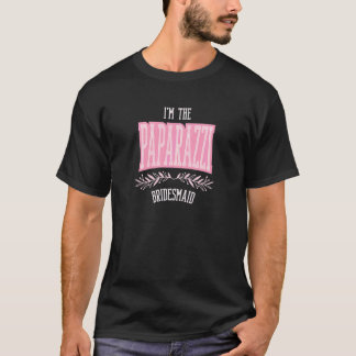 Dames Bruidsmeisje Paparazzi Bijpassende Bachelore T-shirt