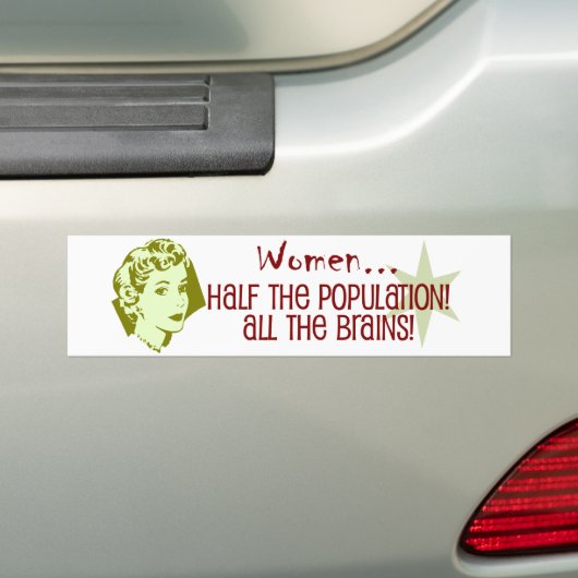 Dames! Bumpersticker (Op auto)