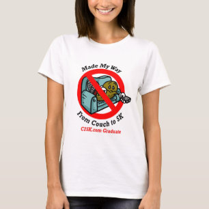 Dames C25K Graduate's microvezel T-shirt