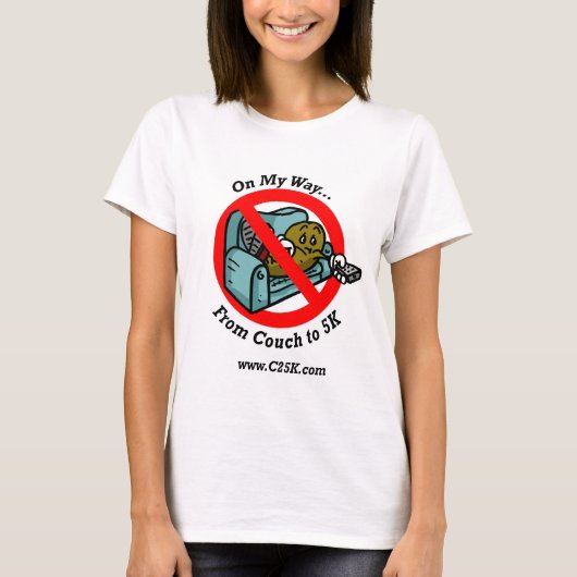 Dames C25K Programma Micro Fiber T-Shirt (Voorkant)