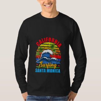 Dames California Strand Zomer Vakantie Surfen Vi T-shirt