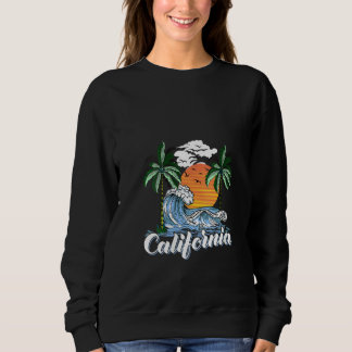Dames California Tropische Zonsondergang Cali Stra Trui