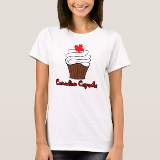 Dames Canadese cupcake T-shirt
