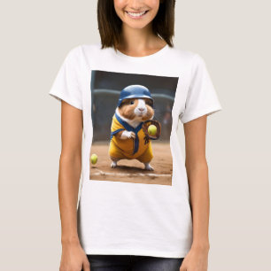 Dames Cavia Softbal Superster, Tshirt