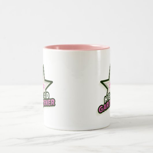 Dames Chef Gardener Café Mug - Rose (Centre)