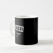 Dames christelijke shirts toegewijd aan gebed Bijb Koffiemok (Voorkant links)