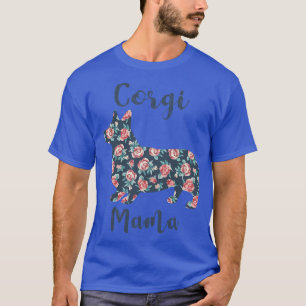 Dames Corgi Mamacute Corgi Hond Moeder Cadeaus Voo T-shirt