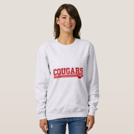 Dames Cougars Sweatshirt (Voorkant volledig)